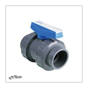 شیر توپی مهره دار UPVC پیمتاش